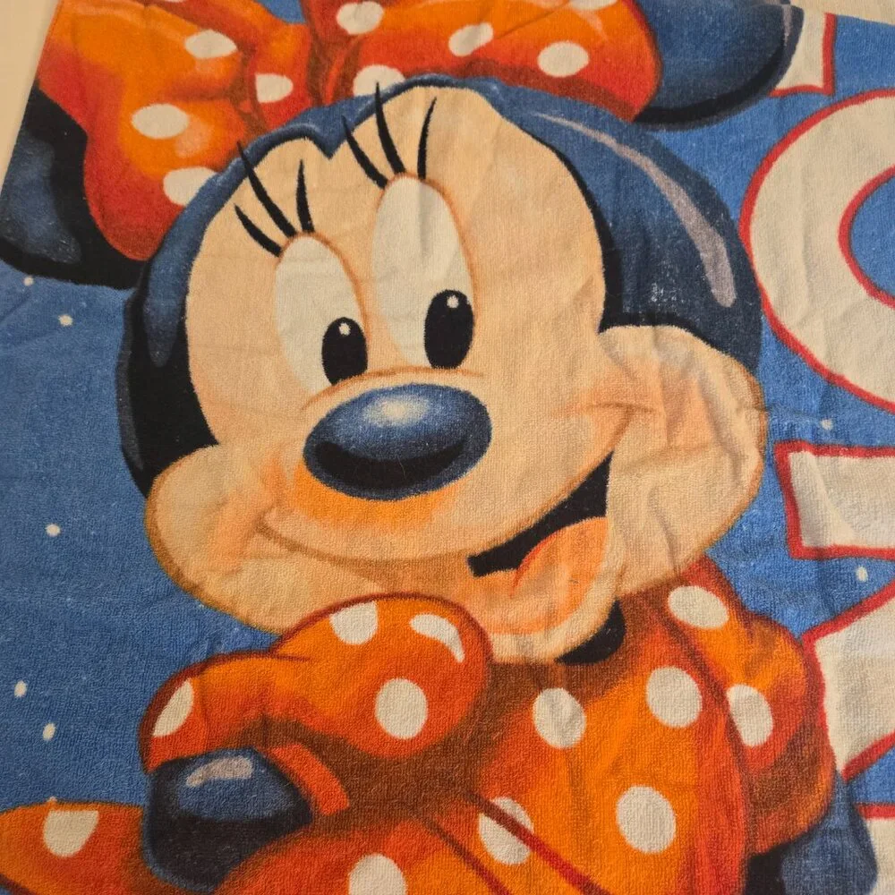 Vintage Disney Minnie Mouse Florida Beach Towel